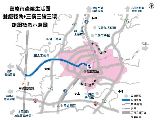 交通處-生活新路網示意圖