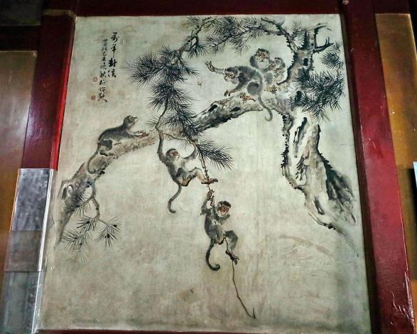 1100320_北門社區感恩聯誼會_慈龍寺 林玉山大師濕壁畫.JPG