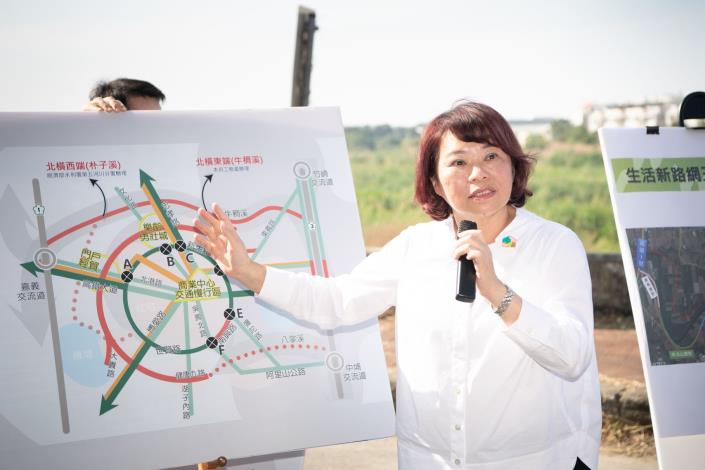 0 黃敏惠市長爭取建置生活新路網並加強防洪整治
