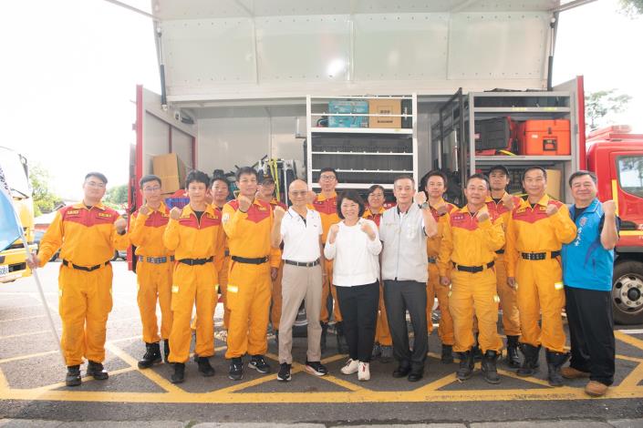 0 黃敏惠市長感謝全體特搜同仁不畏艱難 協助搜救任務