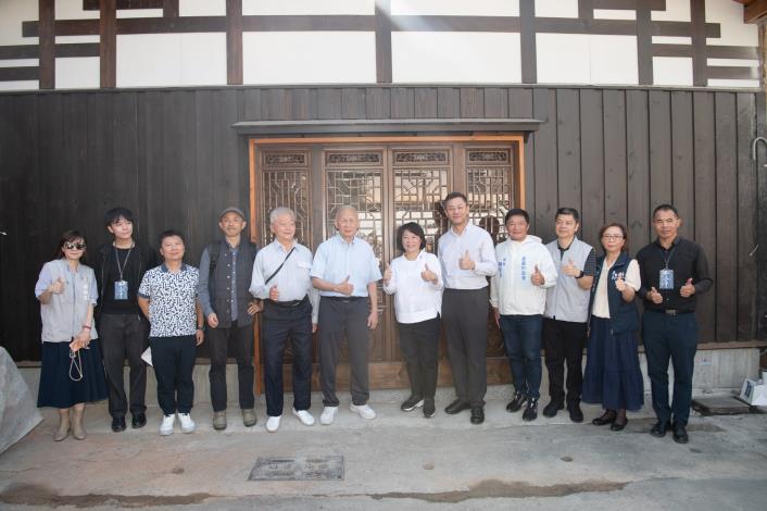 0_黃敏惠市長為蘭井街清代古宅開箱 (1)