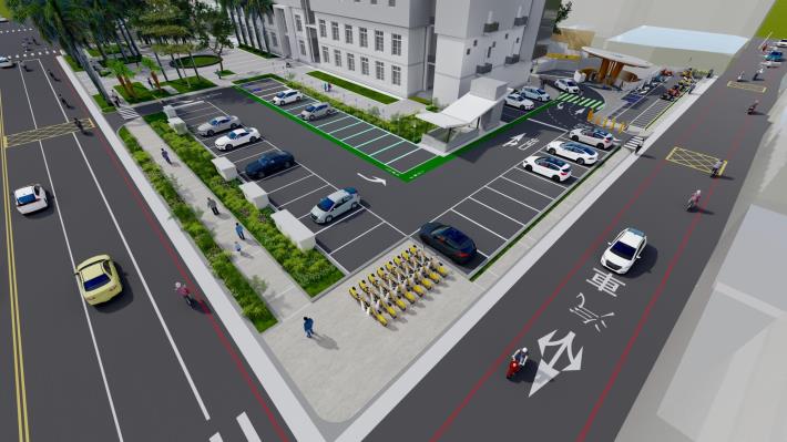 0_嘉市舊市公所地下停車場動土 斥資4 (5)
