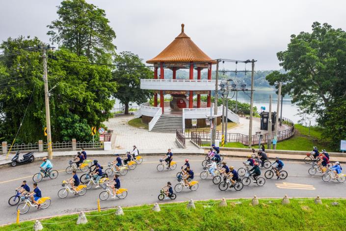0_來嘉BIKE訪活動邀請民眾騎乘遊蘭潭 (4)