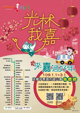 持電子票證市區公車免費搭