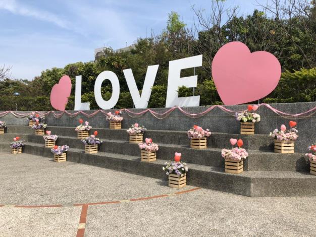 0文化公園情人節限定花門 (3)