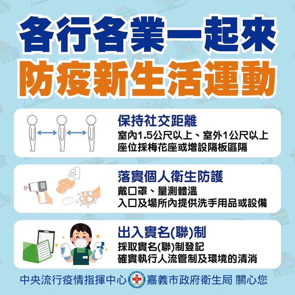 防疫新生活大家一起來