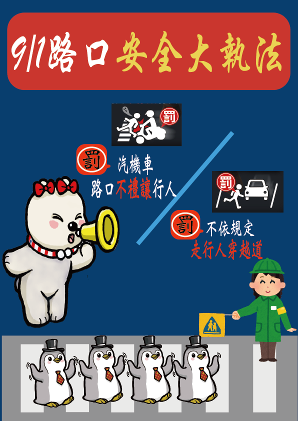 9月1日路口安全大執法