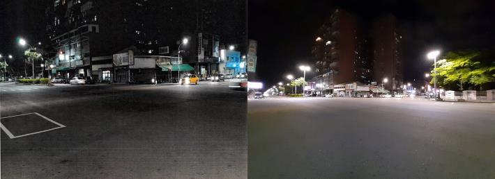 2興達路與八德路口_左施工前 右施工後