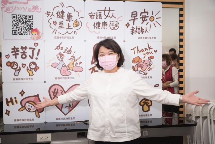2 黃敏惠市長歡迎大家下載寵愛女人line貼圖