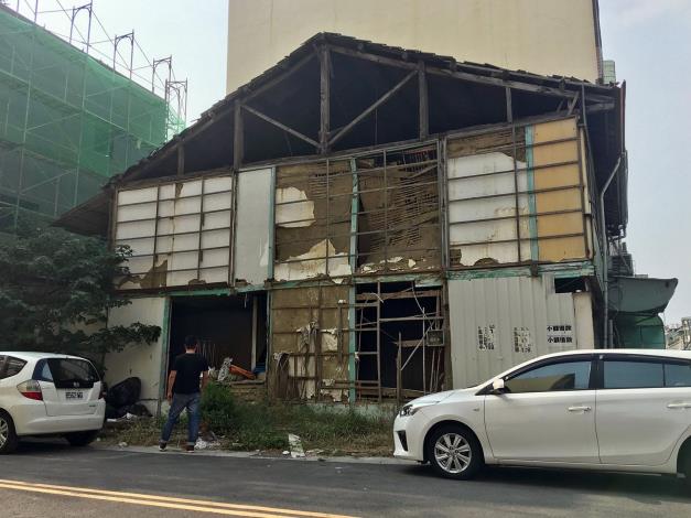 原先為老舊建築物