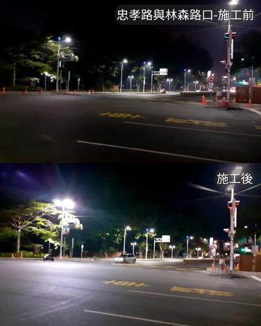 忠孝路與林森路口