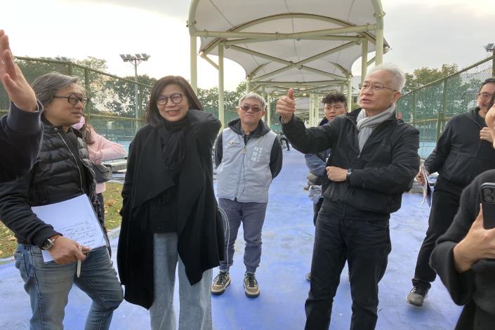 04徵選團隊實地走訪港坪運動公園