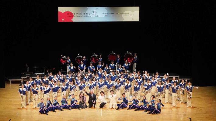 0 黃敏惠市長與日本大洗高等學校合影