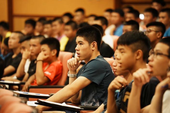 7-嘉義高工、嘉義高中及北興國中的體育生參加職涯講座，認識運動產業多元性