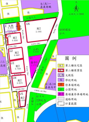 0_計畫範圍街廓編號示意圖