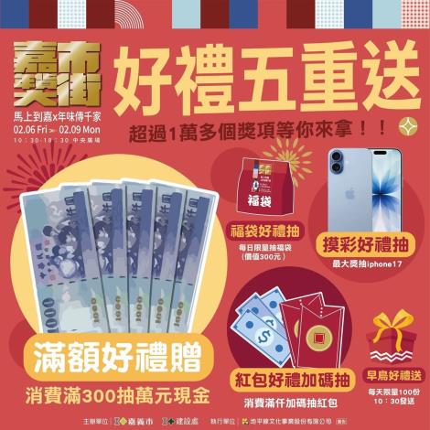 0 2026嘉義市年貨大街2月6日起盛大開幕！五重好禮拚買氣 (6)