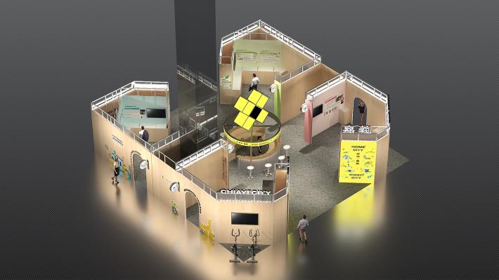 0_嘉義市政府主題館空間俯視