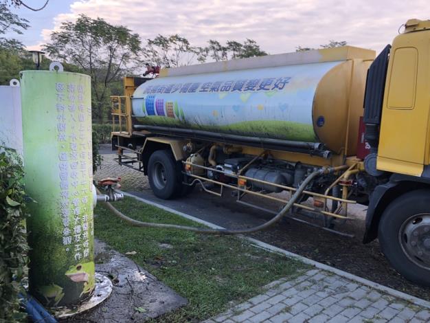 0_嘉義市水情逐漸吃緊 水資源回收中心回收水可供民眾免費取用 (2)