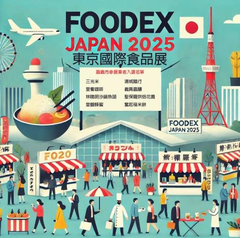 「2025東京國際食品展」嘉義市參展品牌公告