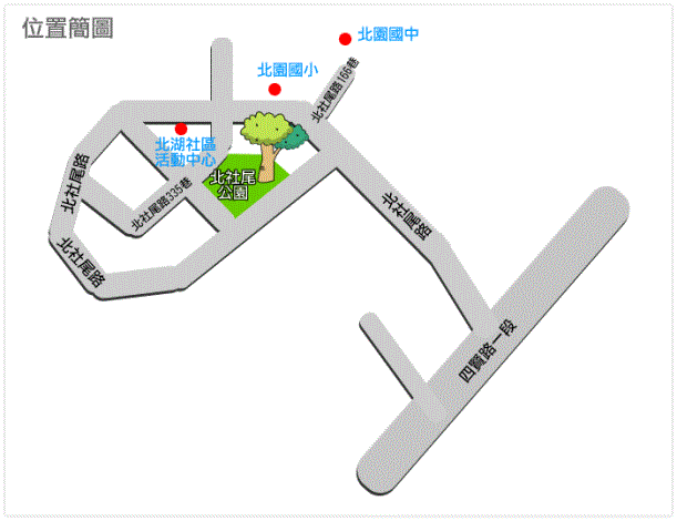 北社尾公園位置簡圖