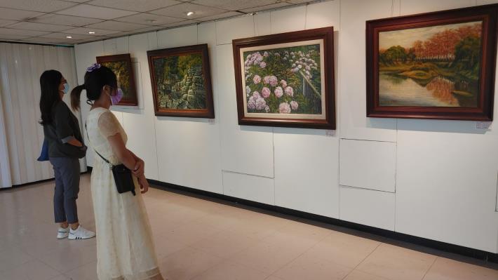 江秀花老師油畫展