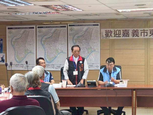 調解委員會主席呂文雄發言