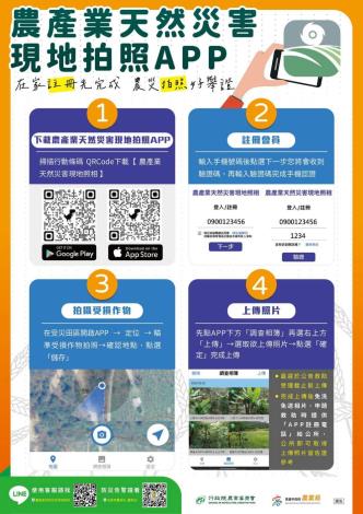 農產業天然災害現地照相APP