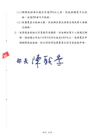 農糧字第1141011065號公告2