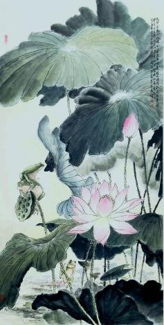 作品名稱-綠荷紅菡萏