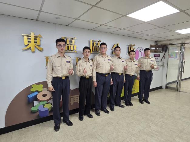 全體替代役男合影留念