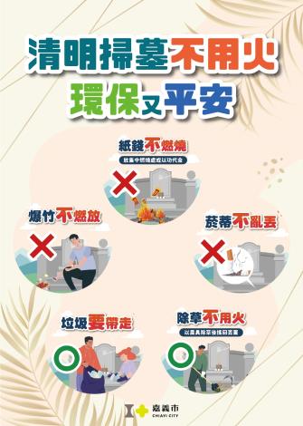 清明掃墓不用火 環保又平安圖片