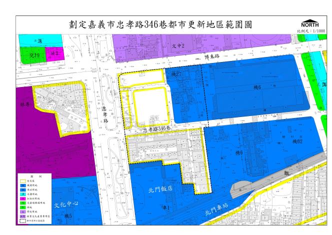 劃定忠孝路346巷都市更新地區範圍圖-公開展覽圖S