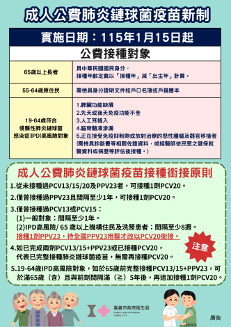 成人公費肺炎鏈球菌疫苗新制 (5)