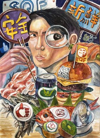高中職及大學組-第二名-賴佾暄(民於食安)