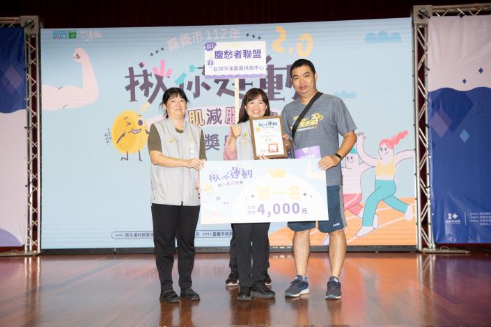 持續參加組增肌第1名