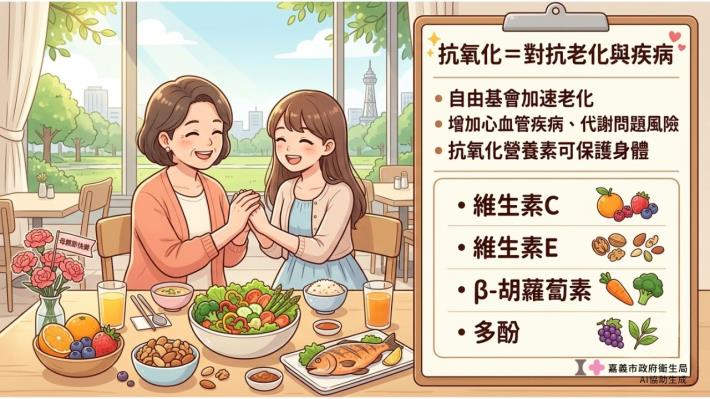 抗氧化對抗老化與疾病