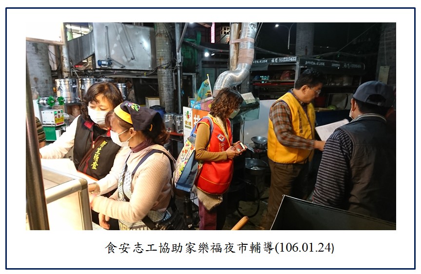 夜市稽查現場圖 ㄏ