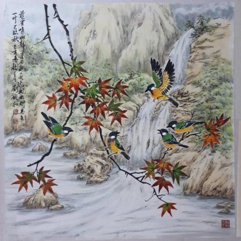 花鳥傳情-劉婉如彩墨創作展系列照片4