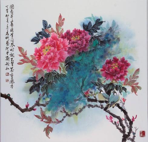 花鳥傳情-劉婉如彩墨創作展系列照片6