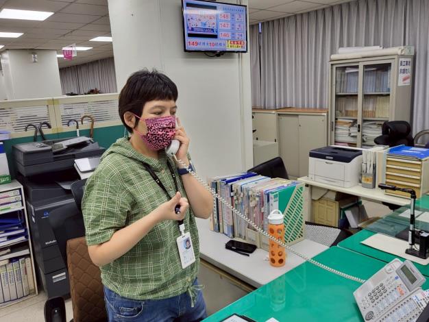 通報班對外通報119演練