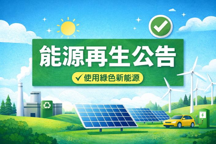 建置再生能源公告