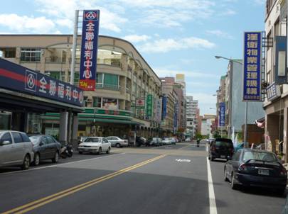 港坪市地重劃後街景圖