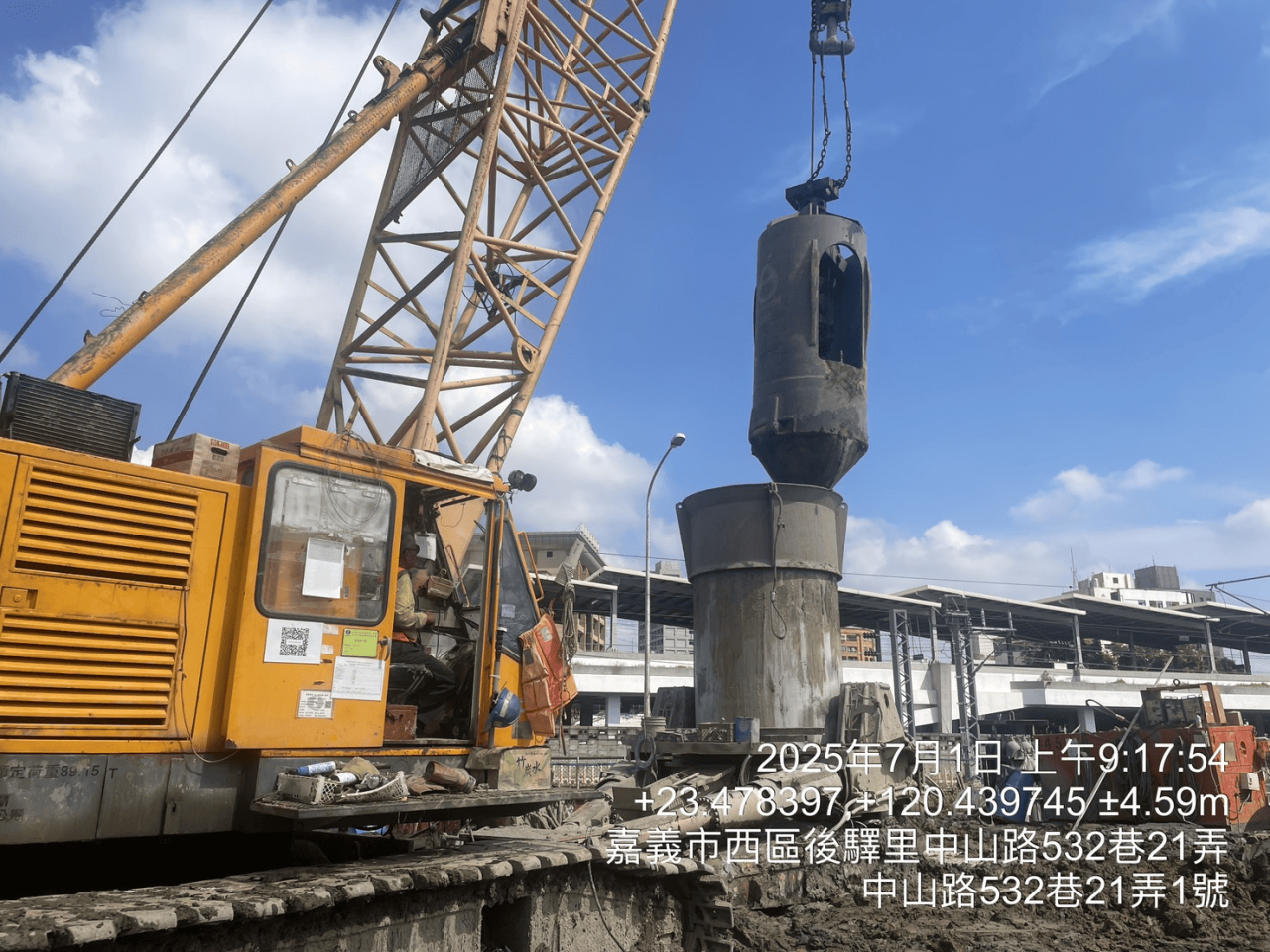 C611-二工區P303-14基樁挖掘作業